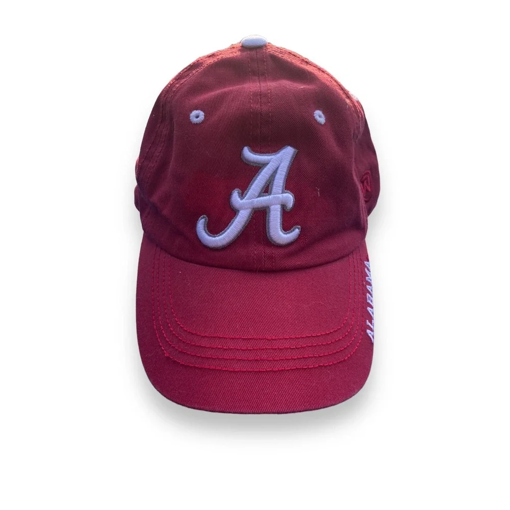 Alabama Crimson Tide Bama Embroidered Logo Top Of‎ The World Adjustable Hat Cap